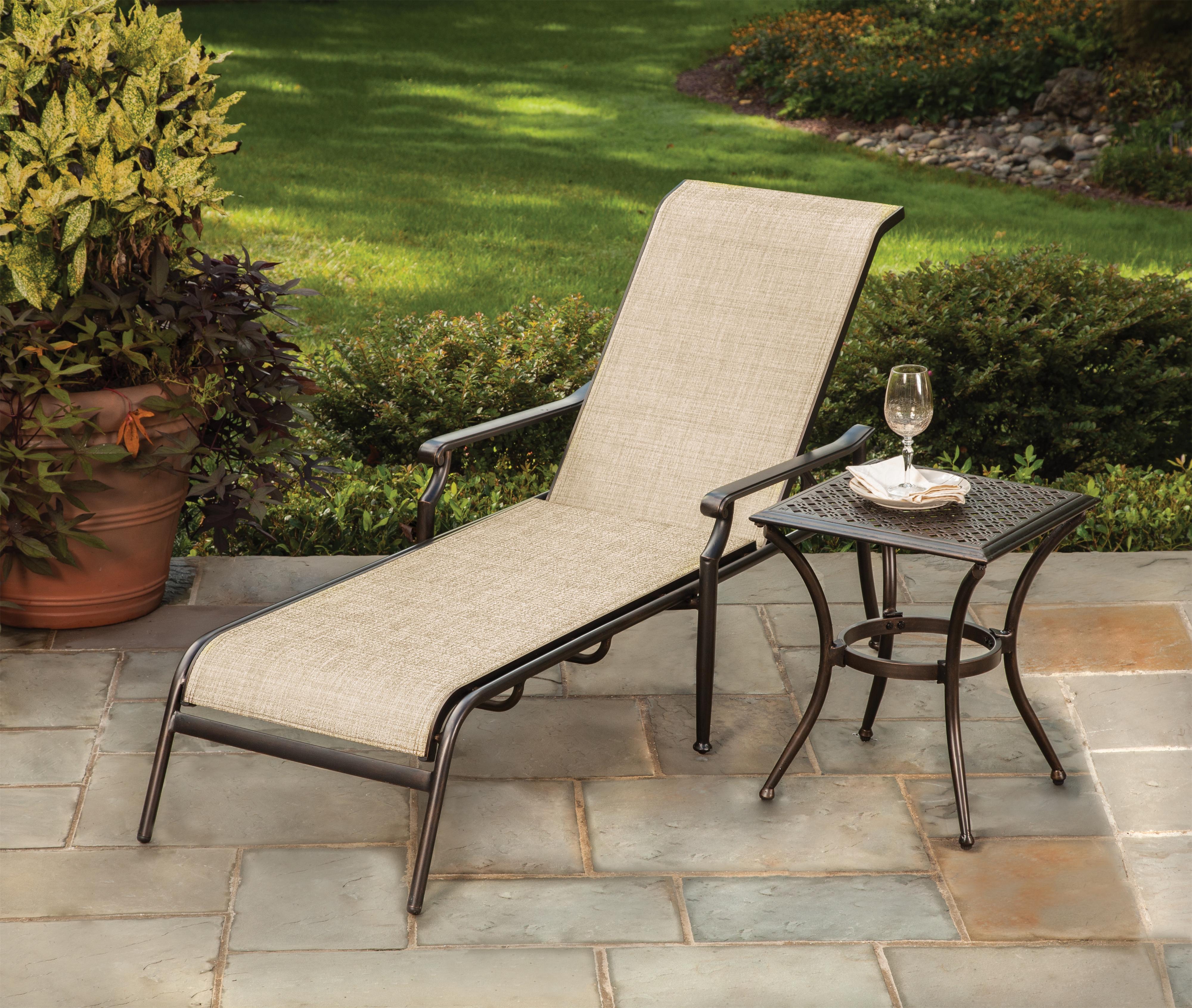 Agio Manhattan Sling Chaise Lounge | Wilson's Furniture | Outdoor